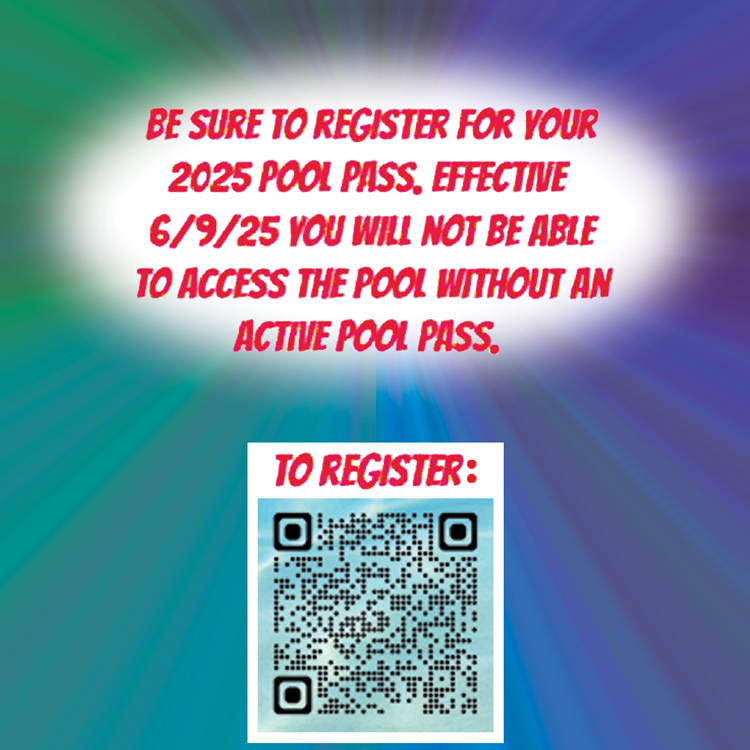 Windsong Digital Pool Pass Reminder