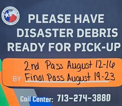 Final Debris Collection Notice